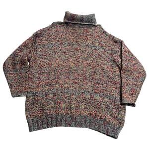 VTG Express Wool Alpaca Sweater Y2K Turtleneck Womens Sz Small Chunky Oversized